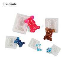 Facemile 5PCS Kitchen Decor For Jewerly Mold Silicone Bear Chocolate Candy Maker Ice Tray Jelly Moulds Bakeware Pastry Tools 2024 - buy cheap