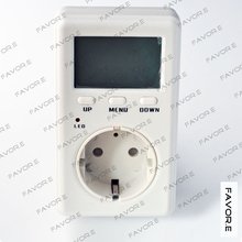 Saving Energy Mini WATT Electricity Power Energy Usage Meter Monitor AC Voltage, 4mm round plug EU Version 2024 - buy cheap