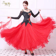 Customized Ballroom Dance Dress Hand Made Modern Dancing Dresses Girls Costumes National Standard Dance Competition Suits D-0351 2024 - buy cheap