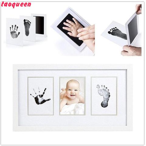 Taoqueen нетоксичный новорожденный отпечаток, напечатанный вручную водяной знак, Детские сувениры, литые глиняные игрушки, подарок, Детский отпечаток пальца 2022 - купить недорого
