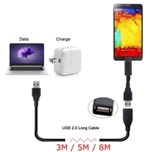 3M 5M 8M экранированный USB 2,0 папа к USB Type-A женский кабель-удлинитель для жесткого диска, сканера и принтера 2024 - купить недорого