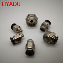 10PCS Pneumatic Fittings PC10 Male thread -1/8 1/4 3/8 1/2 01 02 03 04 to Tube push air tube Straight connection 10mm 2024 - buy cheap