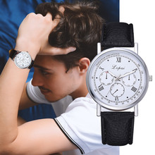 Lvpai повседневные кварцевые часы с кожаным ремешком аналоговые наручные часы relogio masculino erkek kol saati 2024 - купить недорого