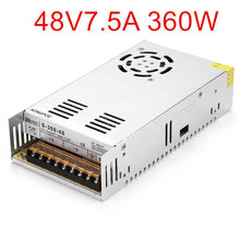 Best quality 48V 7.5A 360W Switching Power Supply Driver for CCTV camera LED Strip AC 100-240V Input to DC 48V 2024 - buy cheap