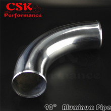 90 Degree 127mm 5" inch Aluminum Intercooler Intake Pipe Piping Tube hose 2024 - buy cheap