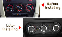 Aluminum alloy air conditioning knob AC Knob For Mazda M3 Mazda 3 2004-2009 Car Air Conditioning heat control Switch knob 2024 - buy cheap