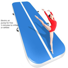 Inflatable Gymnastics AirTrack (3M 4M )*2M*0.1MTumbling Air Track Floor Trampoline Electric 500W Air Pump Home Use/Training/ 2024 - buy cheap