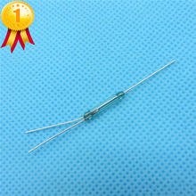50pcs/lot Reed Switch 2.5X14MM magnetic switch GLASS Green 3 pin Reed Switch Normally Open and Normally Close Conversion NO NC 2024 - buy cheap
