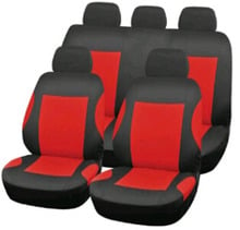 Car Seat Cover (Full Set) Universal Fit Most Car Cases Interior Accessories Black Seat Covers 2024 - buy cheap