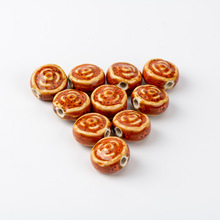 17# 20pcs Rose Flower Porcelain Bead For Jewelry Making Beading Not natural stone Unique Ceramics Beads Wholesale #A422B 2024 - buy cheap