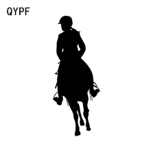 QYPF-pegatina de decoración Ecuestre para coche, accesorios de movimiento extremo, C16-0910, 6,1x15,8 CM 2024 - compra barato