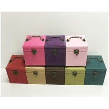 SZanbana Wamen And Girls Three-layer lint jewelry box organizer display storage case with mirror Multi Colors 2024 - buy cheap