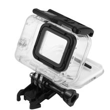 Elistooop-capa impermeável para gopro hero 5 e 6, edição preta, com suporte para câmera, acessório de proteção 2024 - compre barato