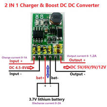 3.7V 4.2V Charger & 5V 6V 9V 12V Discharger Board DC DC Converter Boost Module for diy UPS mobile power 18650 lithium battery 2024 - buy cheap