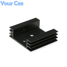 1 pc 45*45*14mm Heatsink Cooling FinRadiator Cooler Aluminum Heat Sink for TO3 TO-3 Transistor 45X45X14mm 2024 - buy cheap