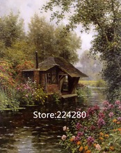 Needlework,The cottage by the river bank DIY Scenic 14ct Cross stitch Embroidery kits,Art Cross-Stitching handmade home decor 2024 - buy cheap