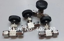 5pcs/lots US standard type, 10mm big sizes stainless steel  two way Needle ball valve, SS304 ball valve 2024 - buy cheap