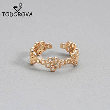 Todorova Vintage Small Daisy Flower Joints Rings for Ladys Beach Jewelry Retro Infinity Adjustable Toe Ring Women Rings 2024 - buy cheap