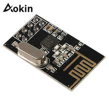 Aokin беспроводной приемопередатчик NRF24L01 + 2,4 ГГц антенный модуль для Microcontroll 2024 - купить недорого