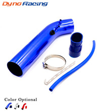 Kit de tubo de aire de aluminio Universal para coche de carreras, 3 ", 76mm, toma de aire frío, filtro de aire de aluminio para tubo 2024 - compra barato