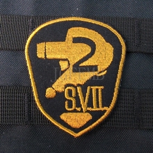 black background gold design Patlabor 2 OVA Section two of two vehicles Military Morale Embroidery patch Badges B2685 2024 - buy cheap