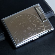3D Alívio caixa de Caixa de Cigarro Com USB de Carregamento Mais Leve de Aço Inoxidável Pacote de Cigarro Eletrônico Recarregável Isqueiros 2024 - compre barato