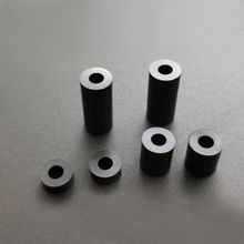 Coluna de isolamento de plástico 30pçs sm5. 4, coluna preta reta para arruela de abs com invólucro de nylon, pilar redondo com 5 ~ 12mm de altura 2024 - compre barato