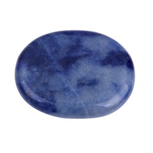 yaye 1 Piece Natural Sodalite Semiprecious Palm Stone Blue Vein Healing Reiki Chakra Crystal Wholesale Dropshipping 2024 - buy cheap