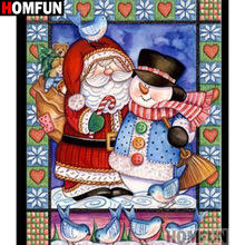 HOMFUN Full Square/Round Drill 5D DIY Diamond Painting "Cartoon snowman" Embroidery Cross Stitch 5D Home Decor Gift A18046 2024 - buy cheap
