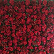 Горячая красная Роскошная 1,2 м x 1,2 м цветочный фон искусственная Роза Шелковый цветок стены цветы арки свадебное украшение 2024 - купить недорого