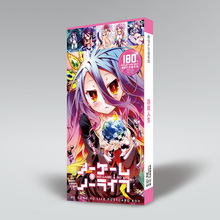 NO GAME NO LIFE ZERO Sora Shiro Dola Jibril Fanart 180PCS Postcard Post Cards Sticker Artbook Brochure Gift Cosplay Book Set New 2024 - buy cheap