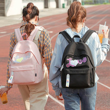 Женские рюкзаки с буквенным принтом для девочек-подростков, школьные сумки, рюкзак для ноутбука, женский рюкзак Mochila Escolar 2024 - купить недорого
