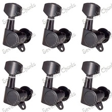 Black full enclosed electric guitar string buttons/string knobs/string axles/violin knobs/string winders 2024 - buy cheap