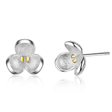 Everoyal Top Quality Silver Plated Earrings For Girls Party Accessories Lady Trendy Flower Stud Earrings Women Jewelry 2024 - buy cheap