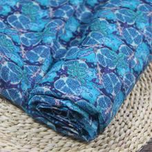 High quality ramie tissu digital printing  fabric High-end summer gowns, cheongsams, dresses, shirts and skirts patchwork 2024 - buy cheap