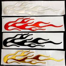 Flames Auto Car Decal Sticker/Badge/3D Flame Fire PVC Emblems DIY Decoration Accessories Reflective Stickers 2024 - buy cheap