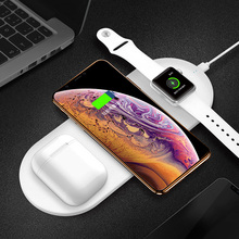 7.5W 10W Fast QI Wireless Charger for Apple Watch 2 3 4 5 Series AirPods2 iPhone 12Pro XR XS 11 XS Max Wireless Charging Station 2024 - buy cheap