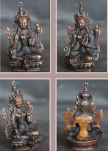 6 estilos a elegir, bronce chino tallado a mano, estatua de Buda Guan Yin de diosa Tara Verde tibetano, altura de 78mm 2024 - compra barato