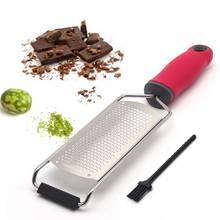 Cheese Grater Stainless Steel Blade for Cheese Slicer Lemon Zester Grater Chocolate Cheese Grater With Protective Cover #0718 2024 - buy cheap