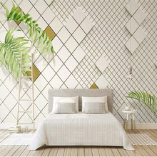 Papel de parede personalizado em qualquer tamanho, fundo de parede 3d branco com xadrez para sala de estar, quarto, tv 2024 - compre barato