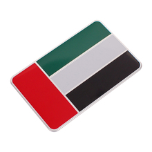 Badge UAE Flag Decal for Volkswagen Suzuki Ford Mazda Dodge Peugeot Chevrolet KIA Alloy Car Exterior Styling Auto Sticker Emblem 2024 - buy cheap