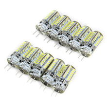 Sonqin-lâmpada led de alta potência, 10 pçs, g4, 3w, 5w, 9w, 12w, 15w, 21w, smd2835, 3014 ac, 220v, branco/quente, frete grátis
