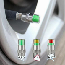 4PCS/SET Car Auto Tire Pressure Monitor Valve Stem Caps Cover Sensor Indicator Eye Alert Tyre Air Gauge Warning Diagnostic 2024 - buy cheap