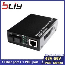 Bliy 10/100/1000M POE Switch 2 Port gigabit IEEE802.3 Max Distance 100M for IP Camera Security NVR System 1 RJ45 Lan Port 2024 - buy cheap