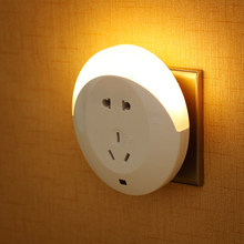 Luz noturna com sensor de luz e carregador usb para banheiros, modelo inteligente, ac 110/220v, 2024 - compre barato