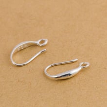 10pcs/lot Carving S925 Sterling Silver Earring Wire Hooks Findings Fit DIY Handmade Earring Jewelry Making Accessories Supplier 2024 - buy cheap