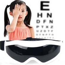 Эргономичный дизайн маска для глаз массажер очки Электрический массажер для глаз расслабляющий массаж удаление мешков темных кругов снятие усталости зрение 2024 - купить недорого