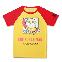 Camiseta de verão masculina harajuku, camiseta com estampa de anime one punch man, manga curta para homens e mulheres 2024 - compre barato
