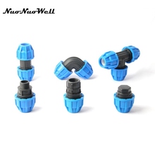 Nuonowell-conector de plástico 25mm de diâmetro interno, 1 peça, 1/4 ", conexão rápida para reparo de canos pvc, ppr, tubo de água, junta pe, adaptador de mangueira de jardim 2024 - compre barato