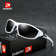 Мужские Солнцезащитные очки-авиаторы DUBERY, поляризационные очки в стиле ретро с ночным видением, брендовые Роскошные зеркальные затемненные очки 2024 - купить недорого